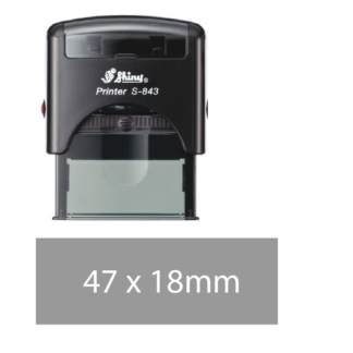 Firemní razítková mechanika shiny S843 černý